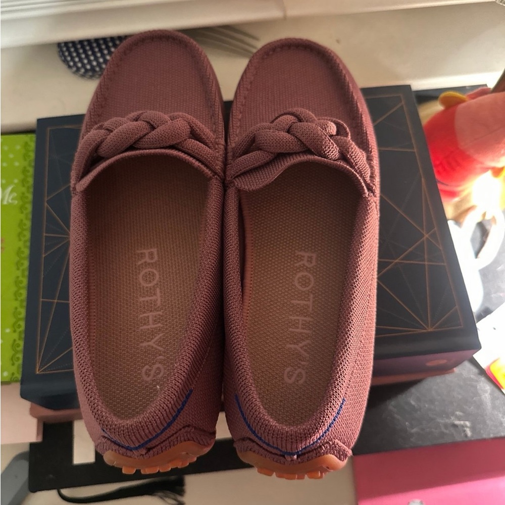 Rothy's Women's Braided Loafers - Mauve - Picture 4 of 6